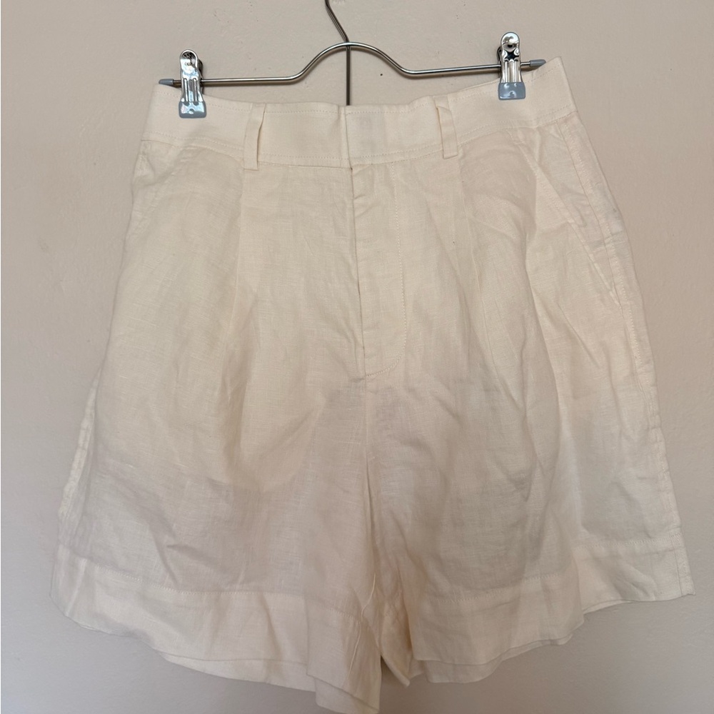 Everlane Women's Cream Bermudas - Picture 2 of 2